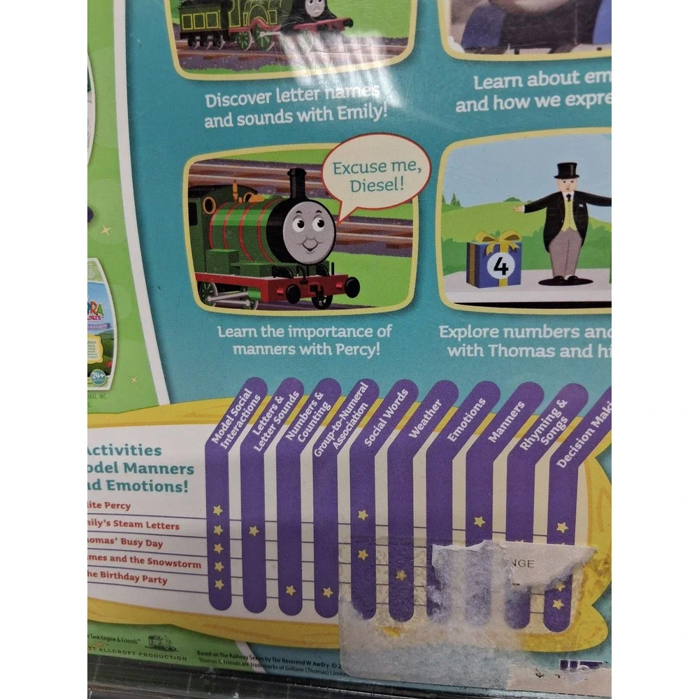 LeapFrog Little Leaps Thomas and Friends Learning Disc Blue Toddler 24 Months